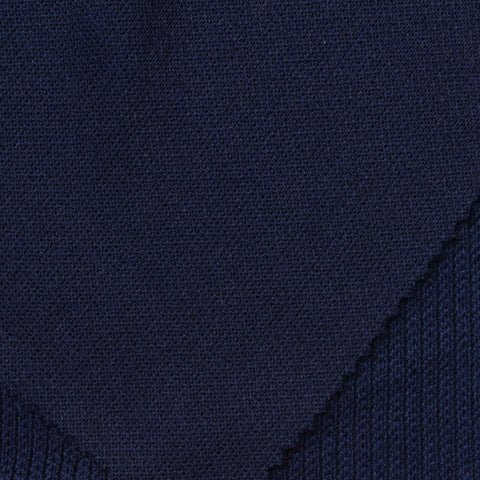 100% Stretch Chunky Knit Fabric, 310 gsm, 145 cm — Navy