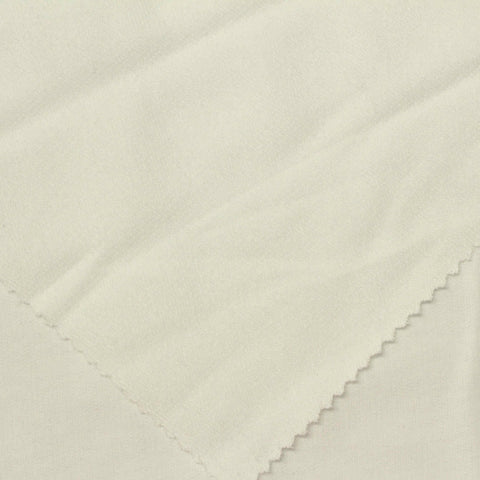 100% Cotton French Terry Fabric, 185 gsm, 185 cm — Beige