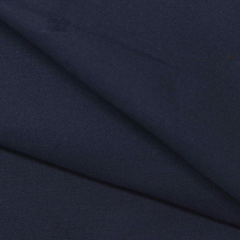 Cotton Stretch Sateen Fabric, 225 gsm, 142 cm — Navy