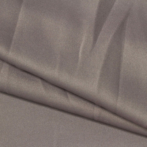 Polyester Viscose Stretch Scuba Knit Fabric, 300 gsm, 160 cm — Grey, ref EF-263746