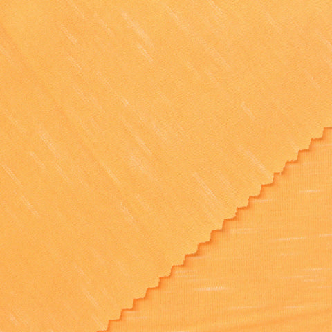 Orange Marl Jersey Knit, Poly-Viscose