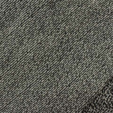 Black Marl Chunky Knit, Poly-Viscose, 208 gsm