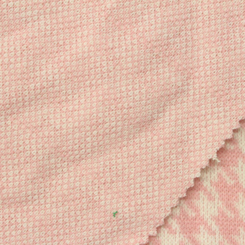 Pink Houndstooth Chunky Knit, Acrylic