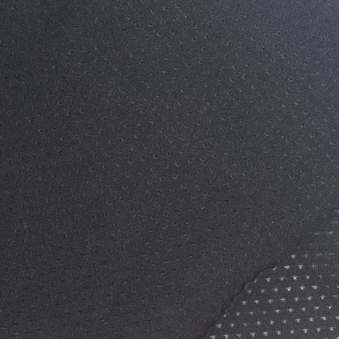Black Dot Mesh, Poly-Viscose