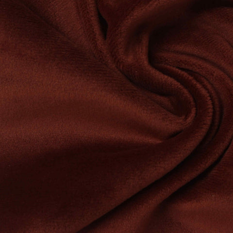 Dark Burgundy Brushed Minky, Polyester