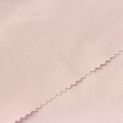 Cotton Stretch Rib Knit Fabric, 400 gsm, 165 cm — Beige
