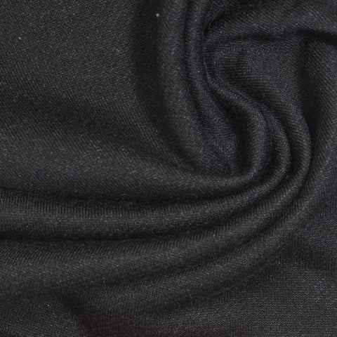 Dark Grey Heathered-Marl French Terry, Poly-Cotton, 267 gsm