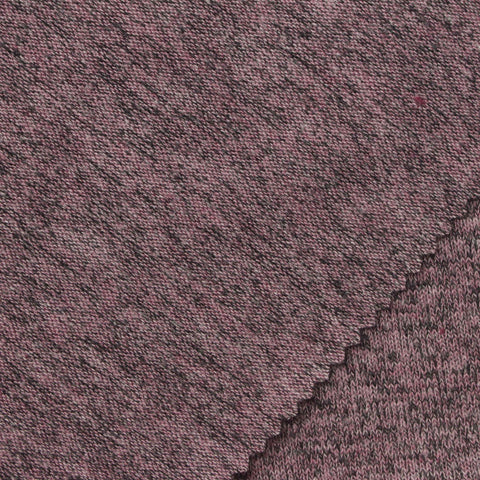 Heathered Pink Marl Chunky Knit, Poly-Viscose