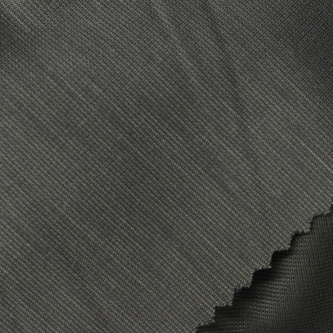 Viscose Nylon Stretch Ponte Knit Fabric, 210 gsm, 153 cm — Grey