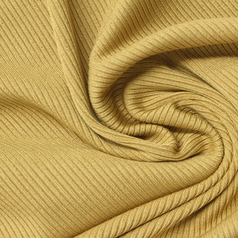 Mustard Rib Knit, Polyester
