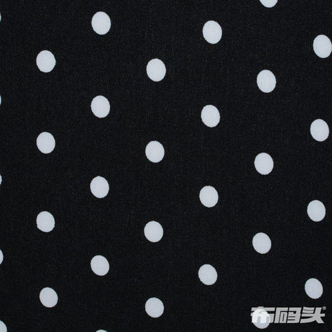 White Dots Twill, Polyester
