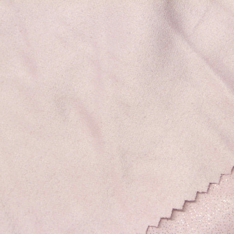 Polyester Stretch Faux Suede Fabric, 190 gsm, 162 cm — Pink