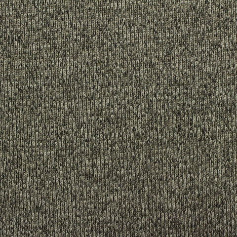 Light Grey Marl Rib Knit, Polyester, 363 gsm