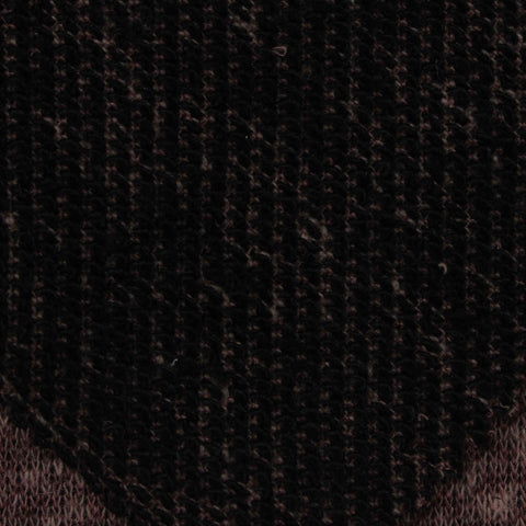 Dark Brown Marl French Terry, Cotton-Poly, 190 gsm