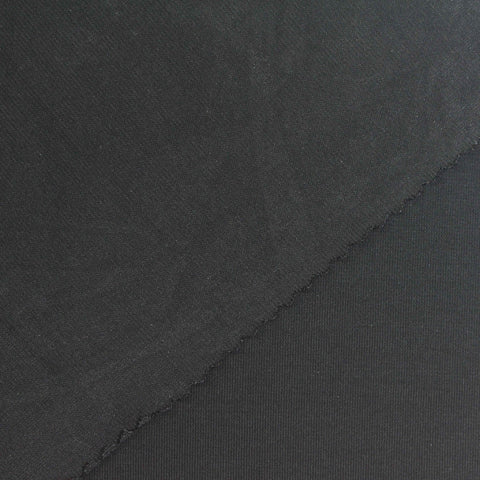 Viscose Stretch Jersey Knit Fabric, 210 gsm, 160 cm — Black, ref EF-263263
