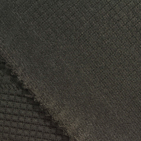 Dark Olive Tone-on-Tone Jacquard, Polyester