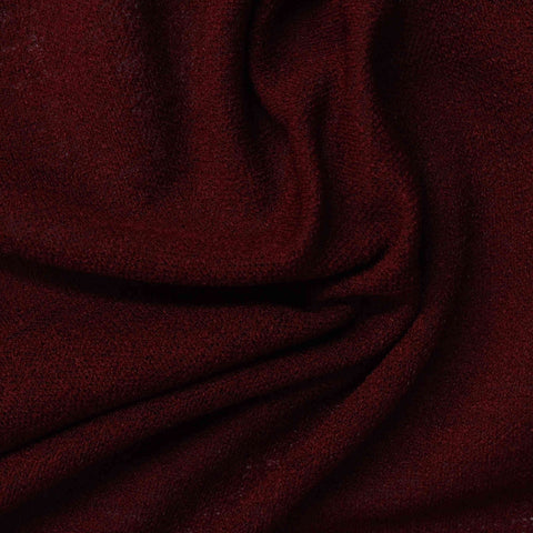 Dark Red Marl Interlock Knit, Polyester, 116 gsm