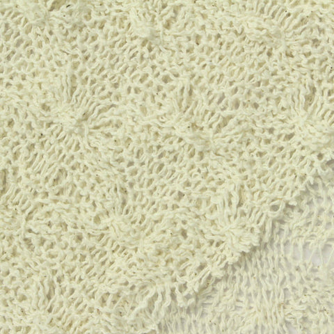 Off-White Openwork Jacquard, Poly-Cotton, 210 gsm