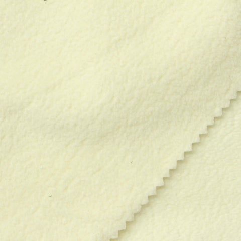 Polyester Stretch Sherpa Fleece Fabric, 250 gsm, 165 cm — Khaki