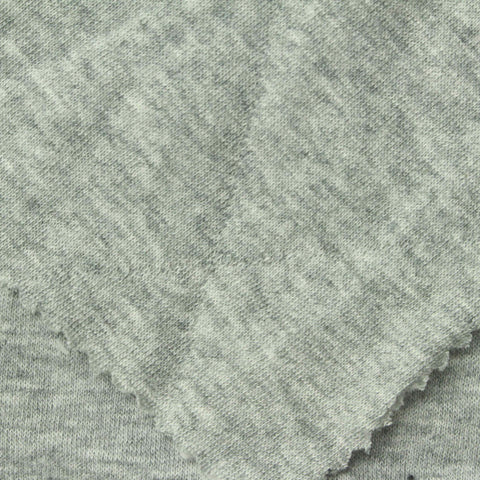 Heather Grey Marl Jacquard, Cotton-Poly