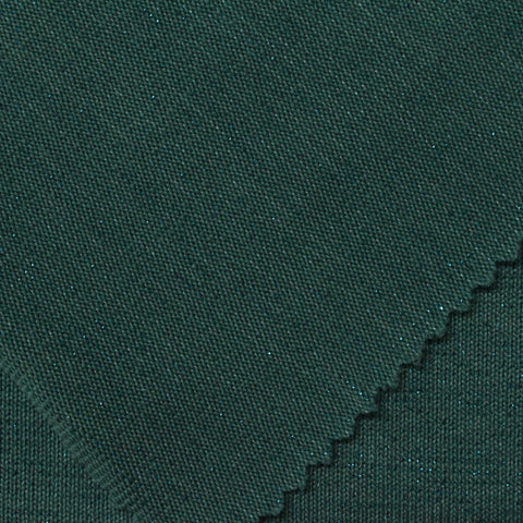 Dark Green Marl Jersey Knit, Polyester, 200 gsm