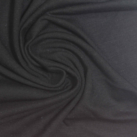 Black Jersey Knit, Viscose