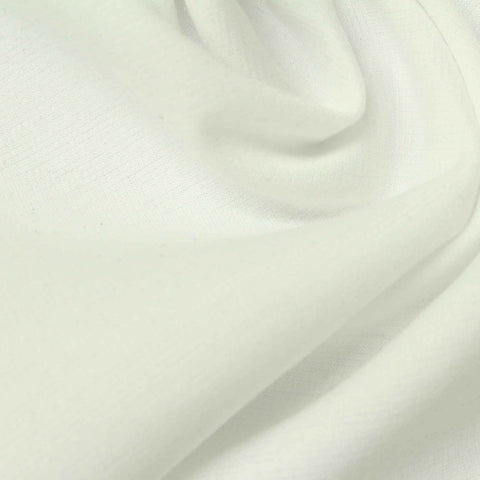 Polyester Stretch Ponte Knit Fabric, 250 gsm, 160 cm — White