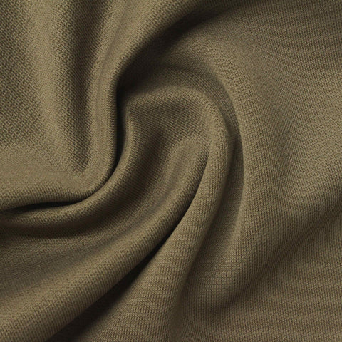 100% Polyester Piqué Knit Fabric, 250 gsm, 190 cm — Khaki