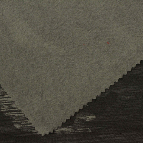 Dark Grey Camo French Terry, Poly-Modal
