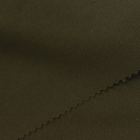 Dark Olive Twill, Poly-Viscose
