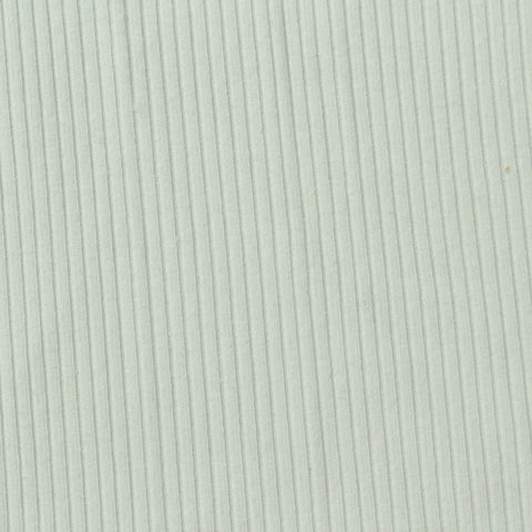 Cotton Polyester Stretch Rib Knit Fabric, 290 gsm, 130 cm — Green
