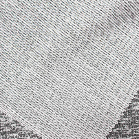Black Heathered-Marl Knit, Cotton-Poly