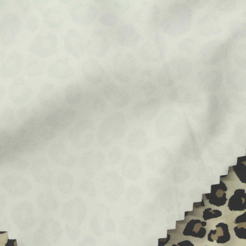 Black Leopard Knit, Nylon-Spandex