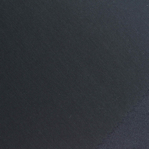 Viscose Polyester Stretch Scuba Knit Fabric, 280 gsm, 155 cm — Navy
