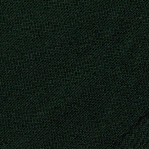 Nylon Viscose Stretch Ponte Knit Fabric, 300 gsm, 153 cm — Green
