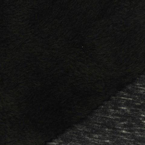 Dark Grey Marl Velvet, Polyester, 330 gsm