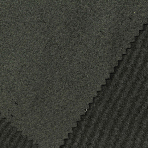 Charcoal Brushed Jersey Knit, Polyester