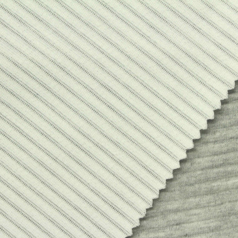 Light Grey Marl Knit, Poly-Cotton, 300 gsm