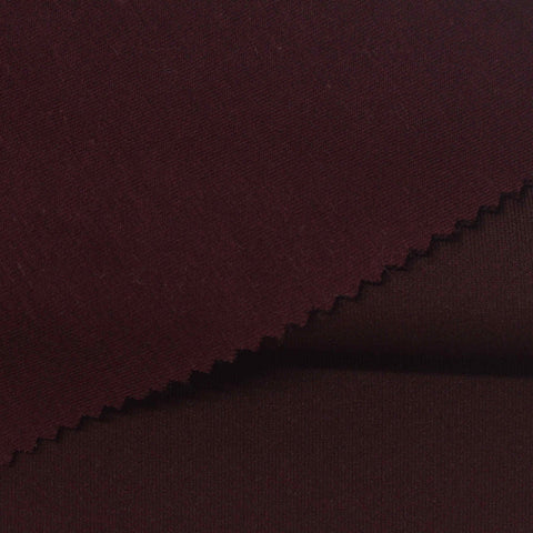Dark Burgundy Scuba Knit, Poly-Viscose