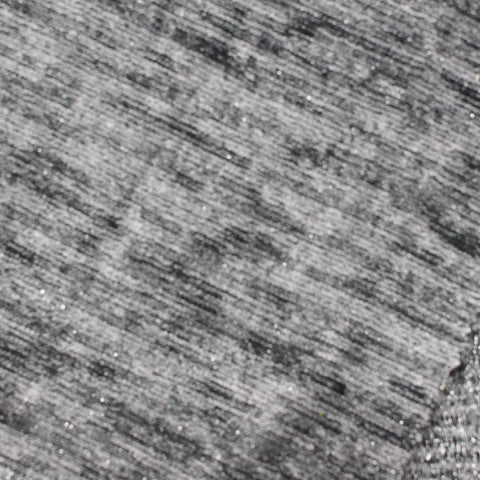 Silver Marl Jersey Knit, Poly-Metallic