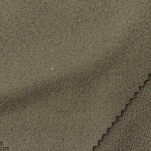 100% Polyester Fleece Fabric, 165 gsm, 165 cm — Khaki