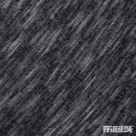 Dark Grey Marl Knit, Viscose-Poly, 140 gsm