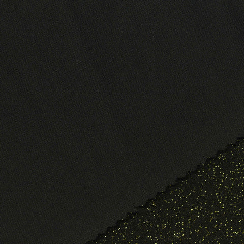Gold Flecks Linen-Look, Polyester