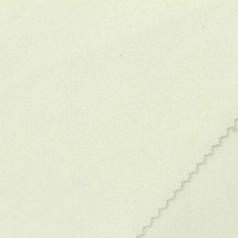 Polyester Viscose Stretch Scuba Knit Fabric, 360 gsm, 160 cm — White