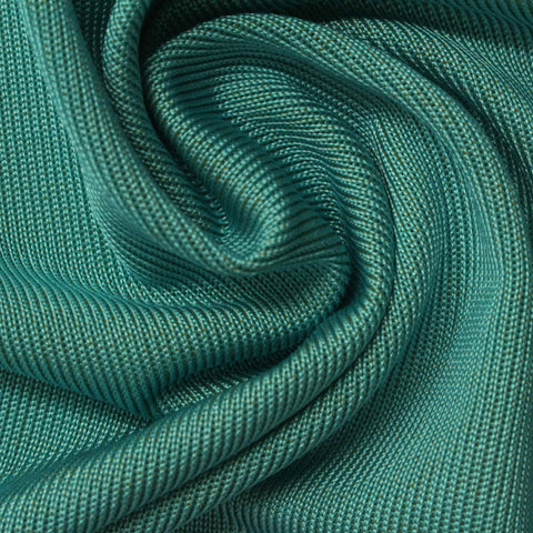 Viscose Polyester Stretch Jersey Knit Fabric, 210 gsm, 140 cm — Green