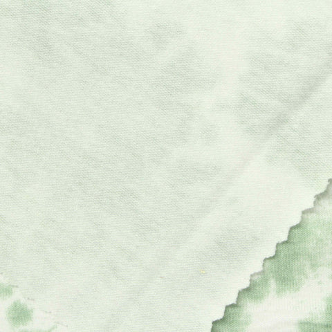 Light Green Abstract Jersey Knit, Poly-Viscose