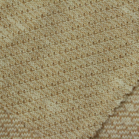 Light Beige Marl Jersey Knit, Polyester, 210 gsm