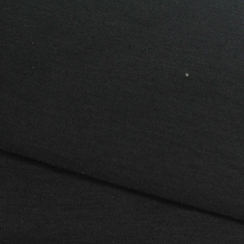 Polyester Stretch Scuba Knit Fabric, 340 gsm, 165 cm — Black