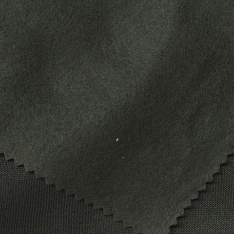 Brushed 100% Polyester French Terry Fabric, 265 gsm, 152 cm — Green