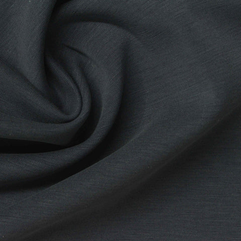 Washed Modal Polyester Stretch Scuba Knit Fabric, 300 gsm, 150 cm — Navy